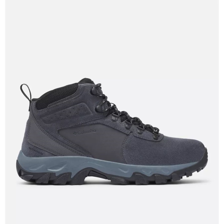 Shark/Black Columbia Sale Men's Newton Ridge Plus II Suede Waterproof Hiking Boot