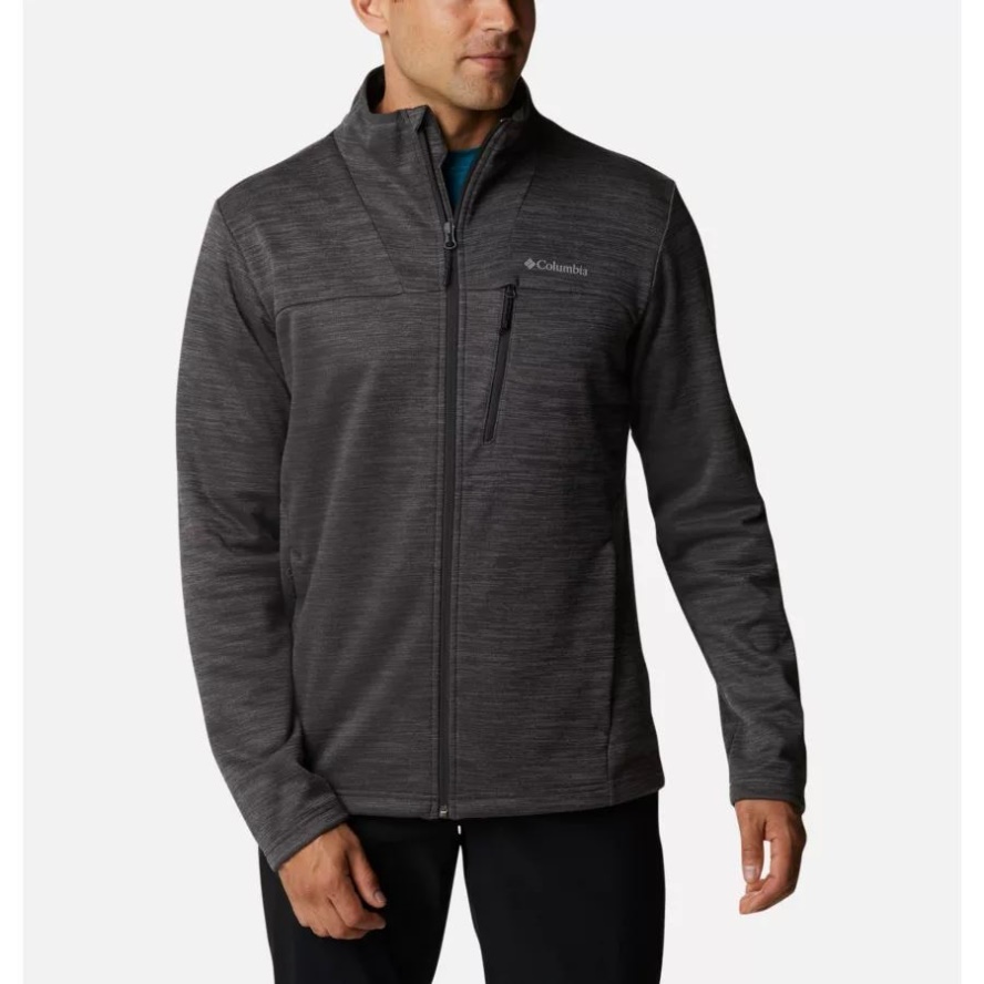 Shark Heather Men's Maxtrail II Full Zip Fleece Jacket Columbia Sale