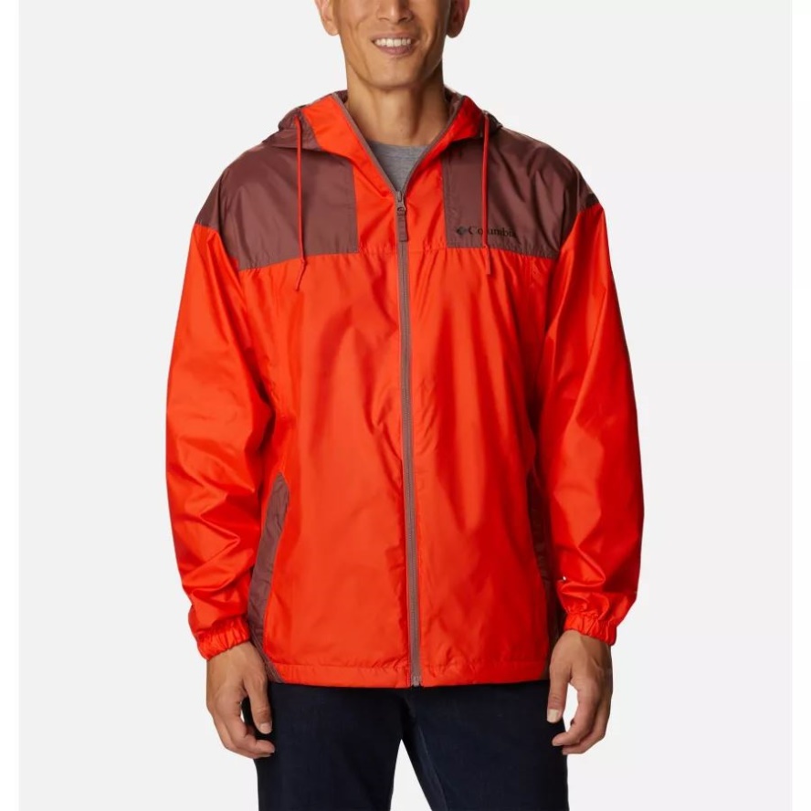 Spicy/Light Raisin Columbia Sale Men's Flash Challenger Windbreaker Jacket