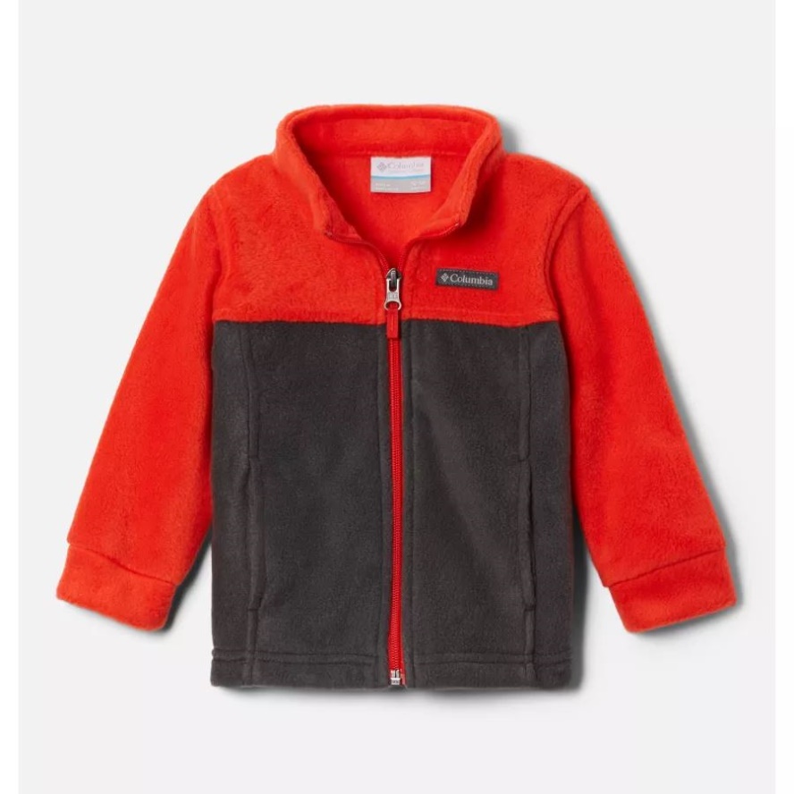 Spicy/Shark Boys' Infant Steens Mountain II Fleece Jacket Columbia Sale