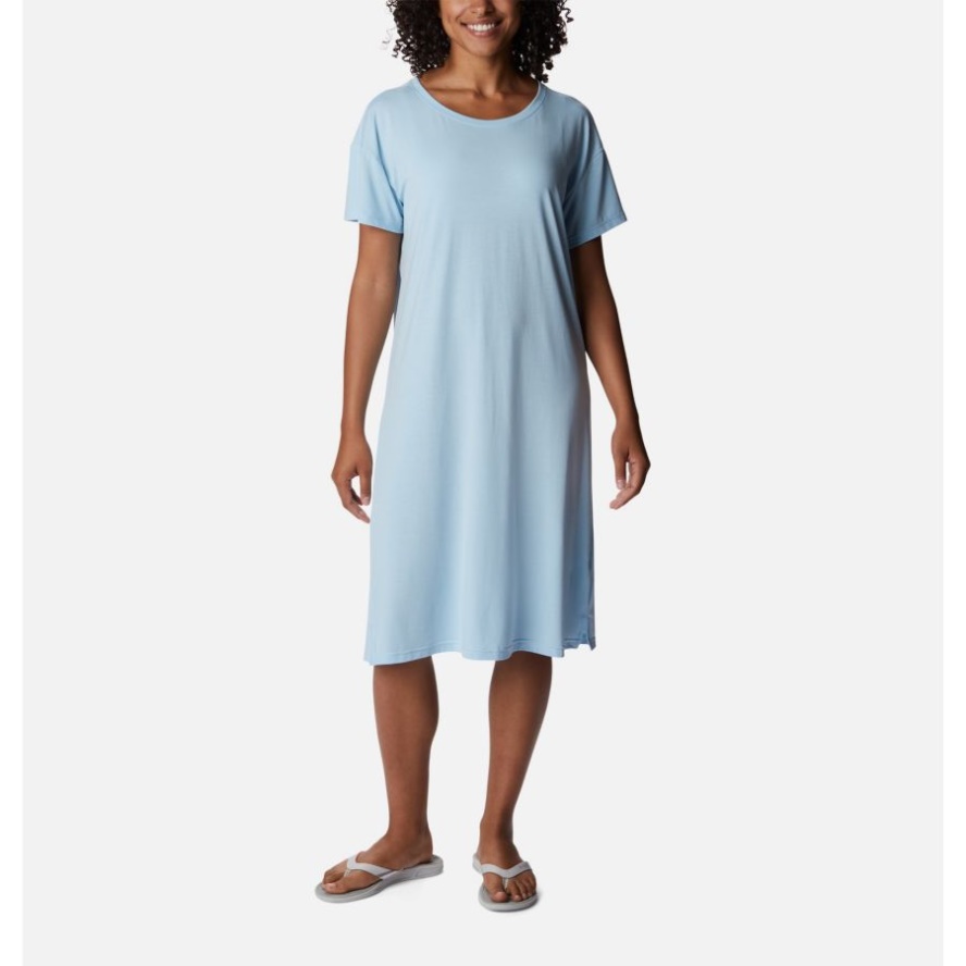 Spring Blue Columbia Sale Women's Anytime Knit Tee Dress