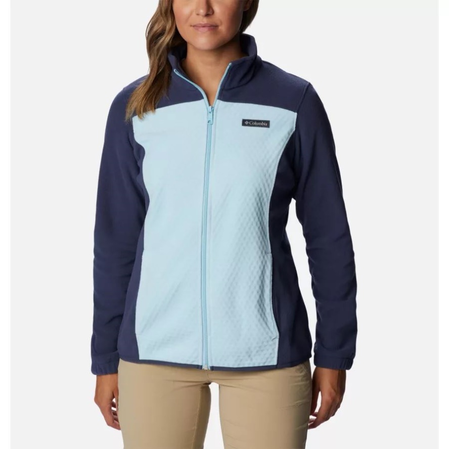 Spring Blue/Nocturnal Columbia Sale Women's Overlook Trail Full Zip Jacket