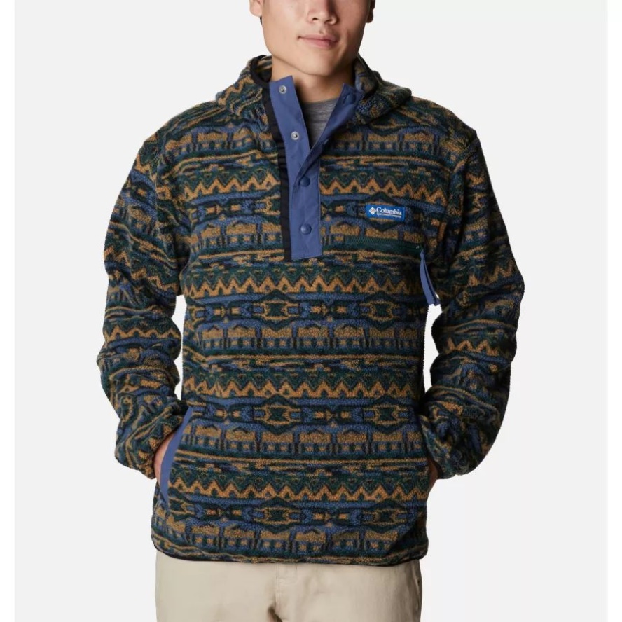 Spruce 80s Stripe Print Men's Helvetia Hoodie Columbia Sale