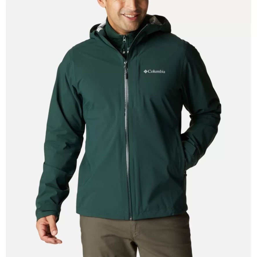 Spruce Columbia Sale Men's Omni-Tech Ampli-Dry Shell Jacket