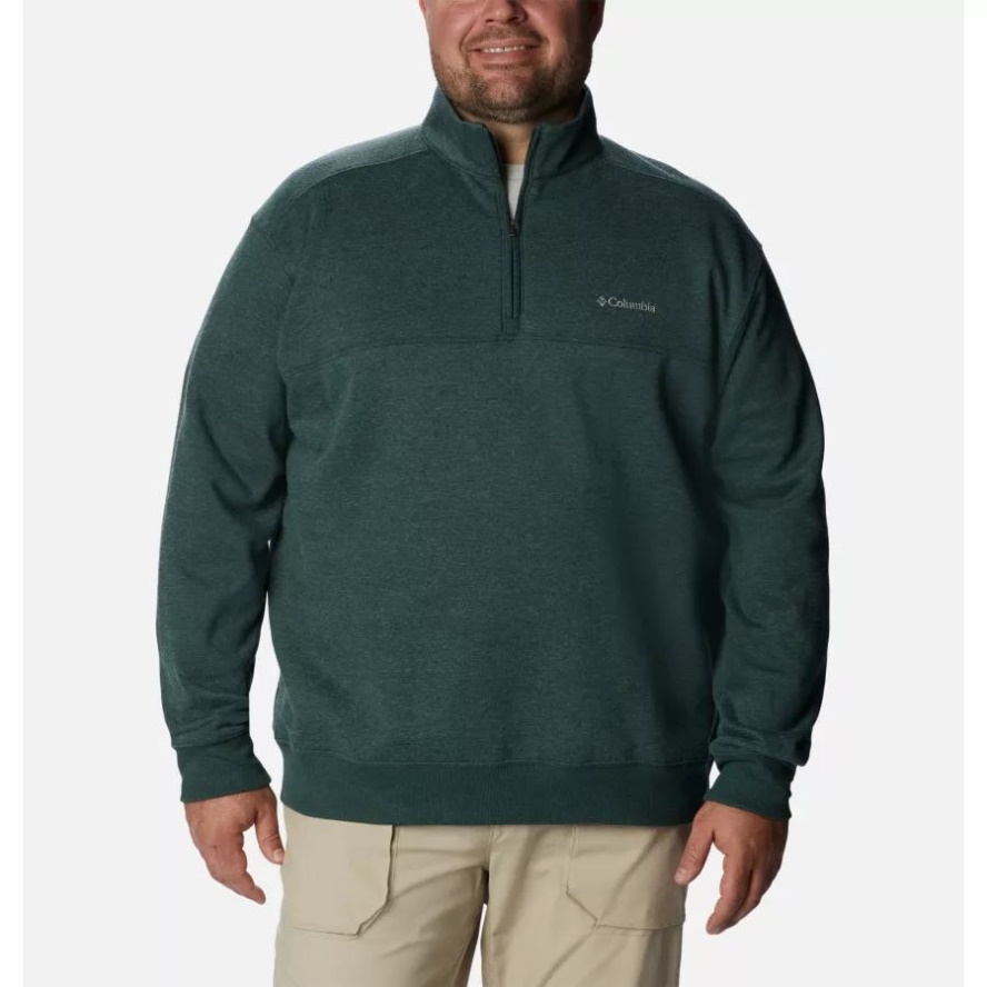 Spruce Heather Columbia Sale Men's Hart Mountain II Half Zip Sweatshirt Big