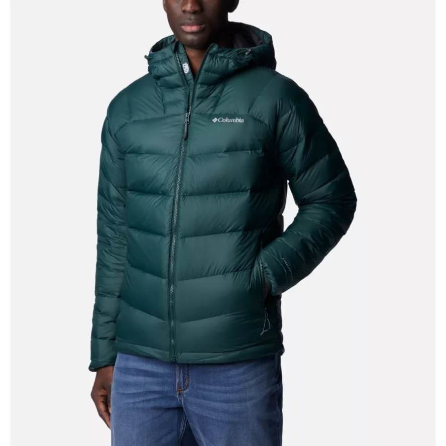 Spruce Men's Centennial Creek II Down Hooded Jacket Columbia Sale