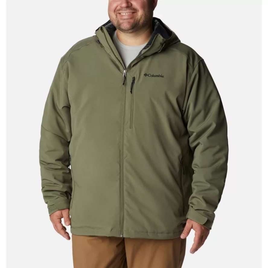 Stone Green Columbia Sale Men's Gate Racer Softshell Hooded Jacket Big