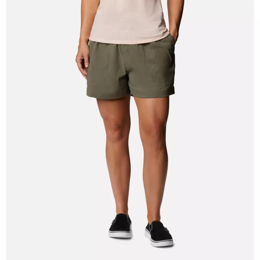 Stone Green Columbia Sale Women's Uptown Crest Shorts
