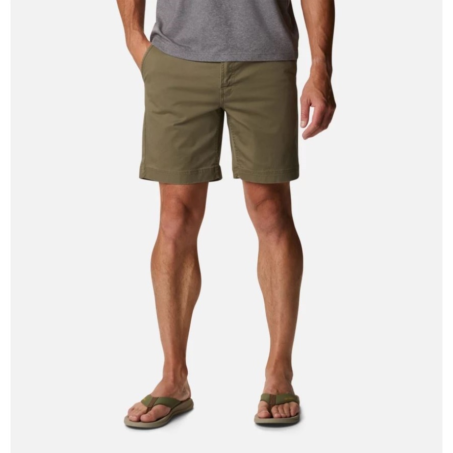 Stone Green Men's Pacific Ridge Casual Chino Shorts Columbia Sale