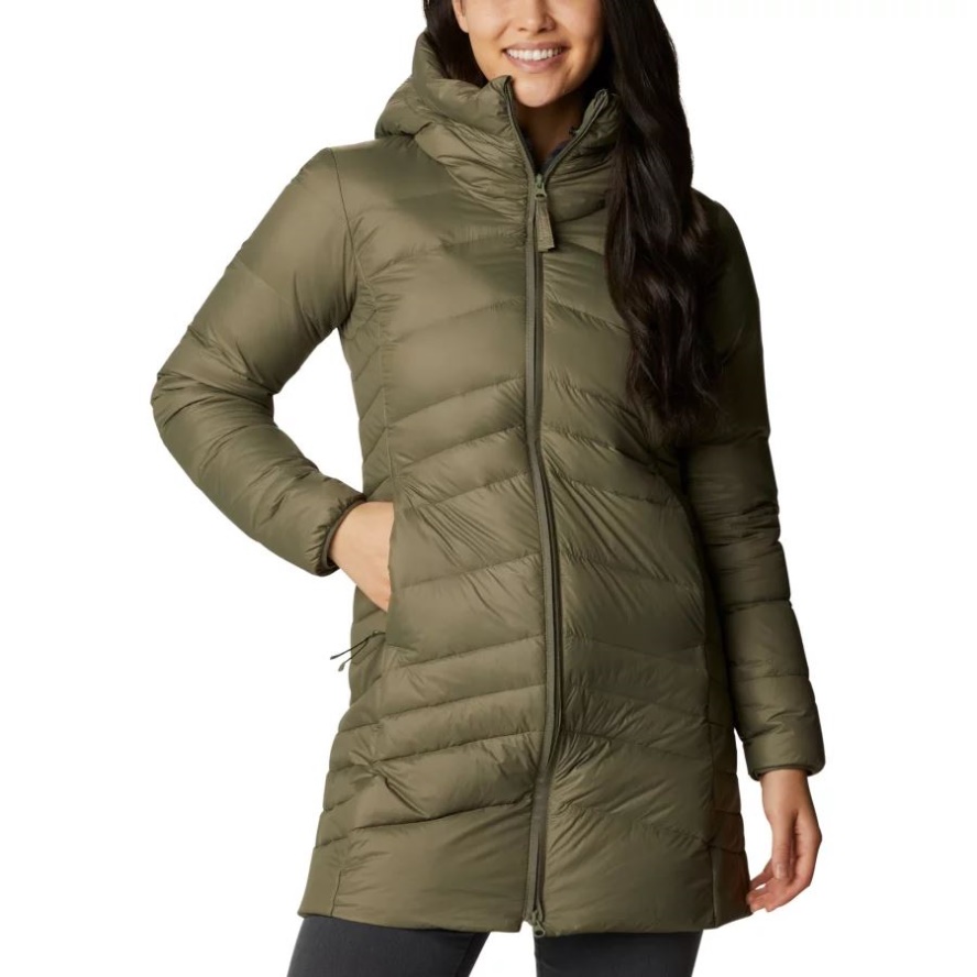 Stone Green Women's Autumn Park Down Long Jacket Columbia Sale