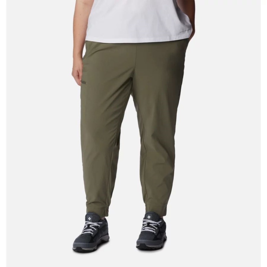 Stone Green Women's On The Go Joggers Plus Size Columbia Sale