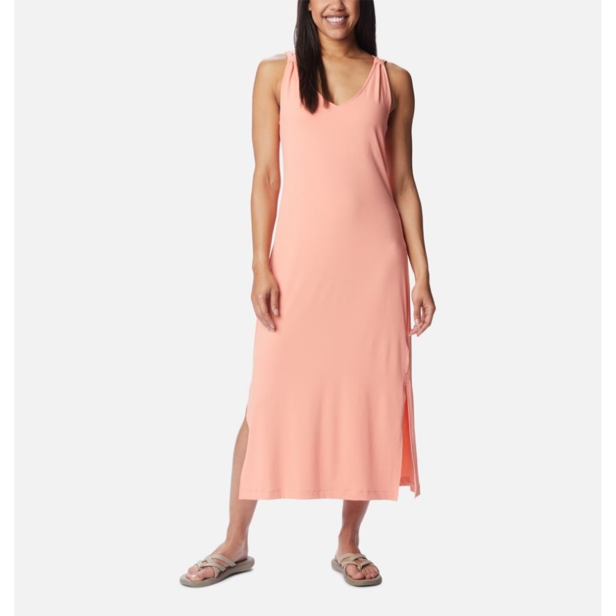 Summer Peach Columbia Sale Women's Chill River Maxi Dress