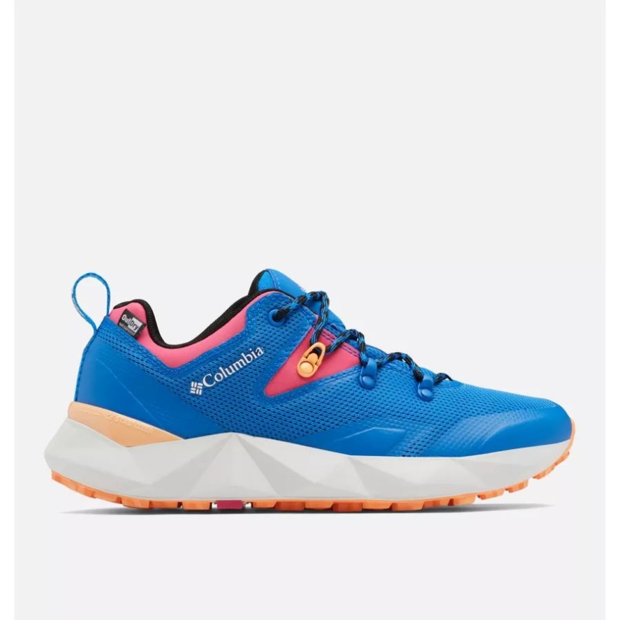 Super Blue/Cactus Pink Columbia Sale Women's Facet 60 Low Outdry Waterproof Hiking Shoe