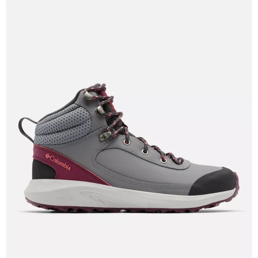 Ti Grey Steel/Marionberry Women's Trailstorm Peak Mid Shoe Columbia Sale