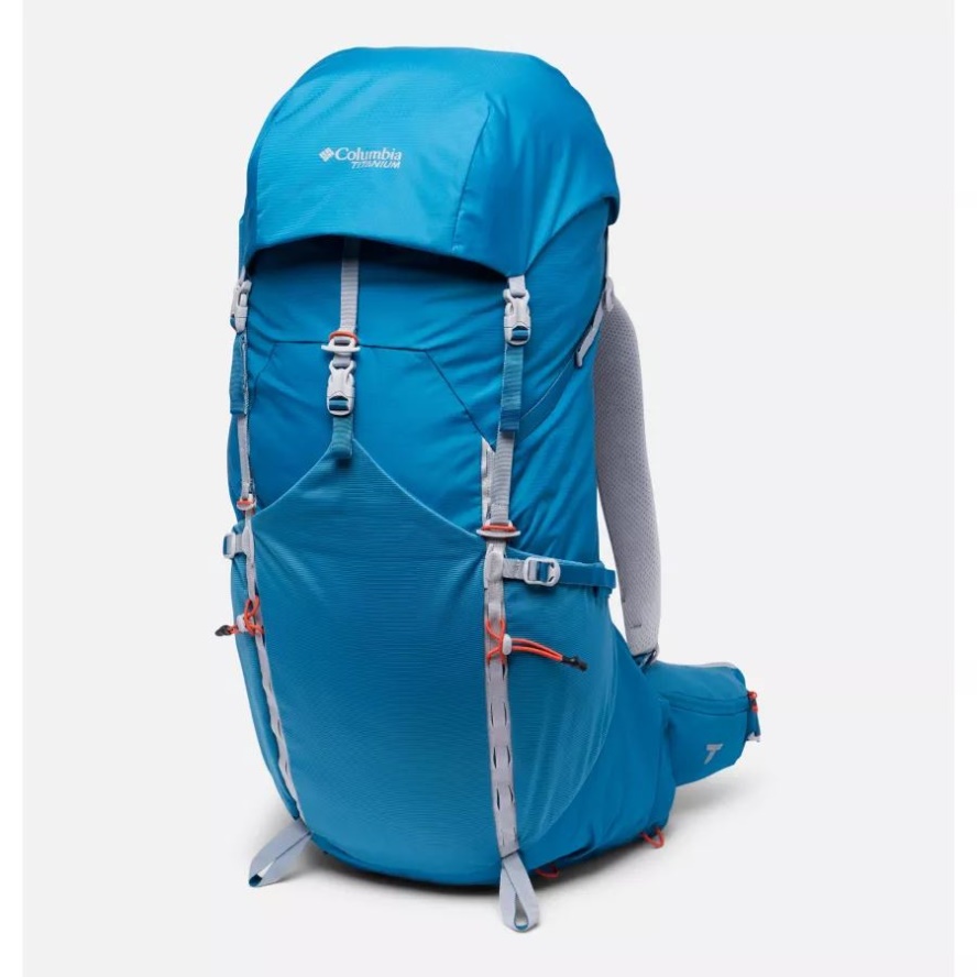 Titan Pass 48L Backpack Columbia Sale Deep Marine/Nimbus Grey