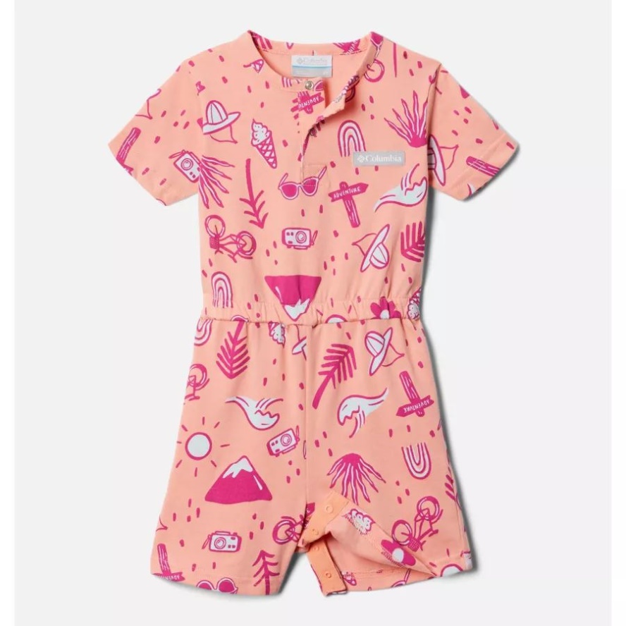 Toddler Little Sur Playsuit Columbia Sale Coral Reef Vacation Vibes