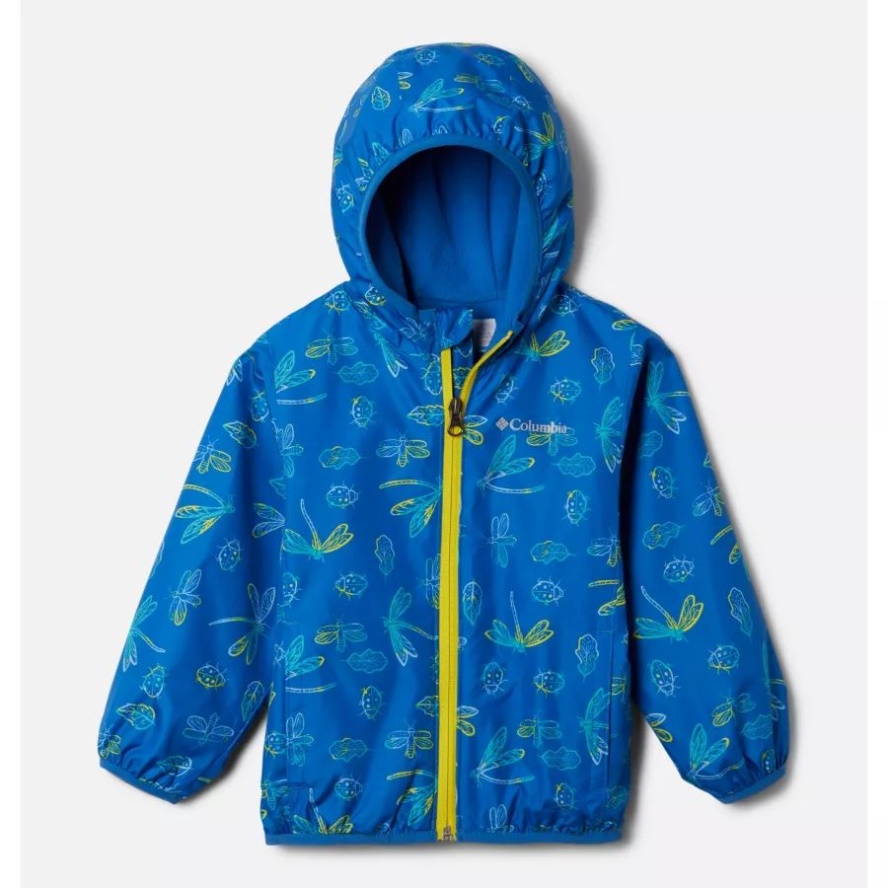 Toddler Mini Pixel Grabber II Wind Jacket Columbia Sale Bright Indigo Bug Catcher