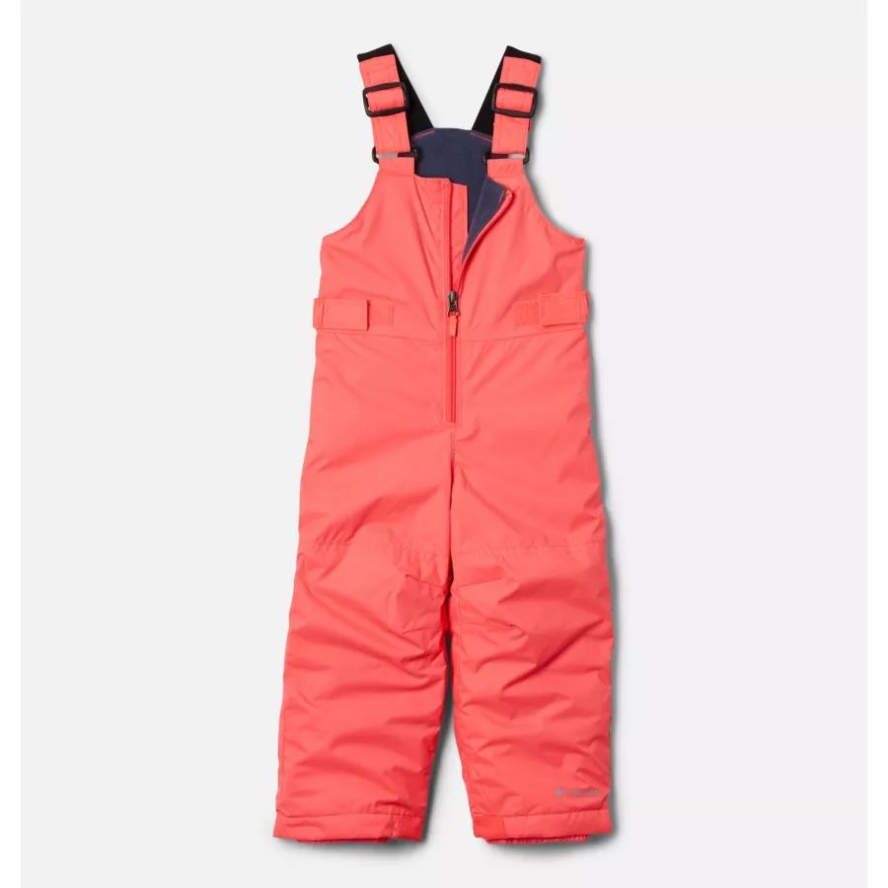 Toddler Snowslope II Bib Neon Sunrise Columbia Sale