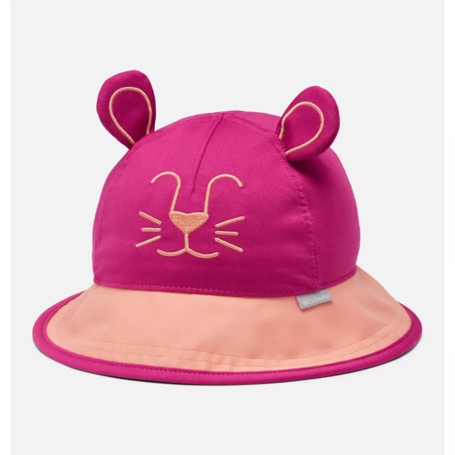 Toddler Tiny Animal Bucket Hat Wild Fuchsia/Coral Reef Columbia Sale