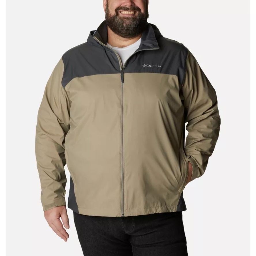 Tusk/Grill Men's Glennaker Lake Rain Jacket Big Columbia Sale