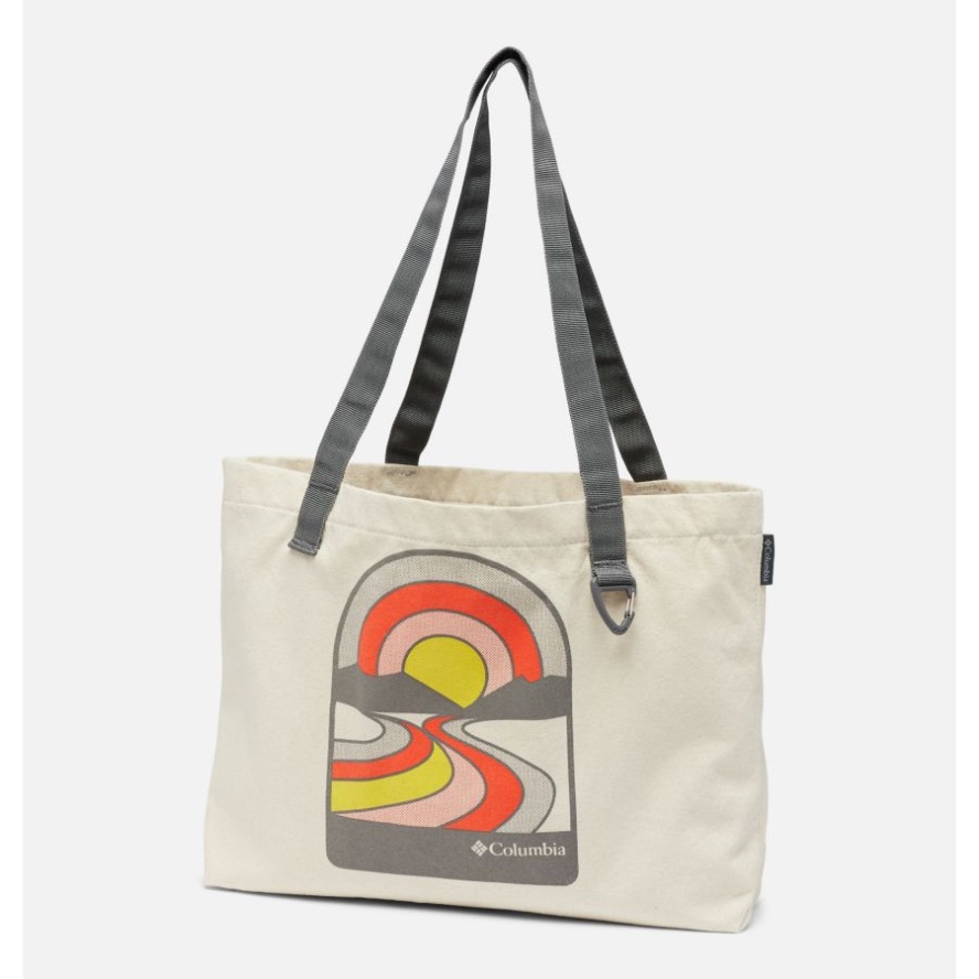 Undyed Canvas/Sun Trek Trails II Unisex Camp Henry Tote Bag Columbia Sale