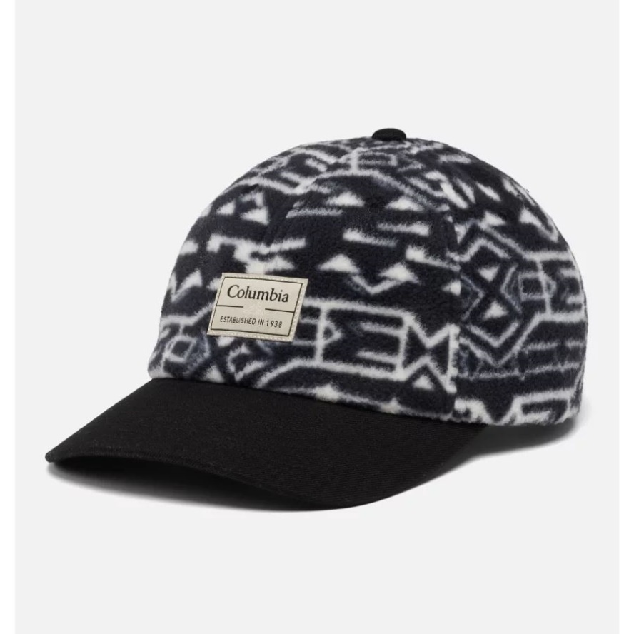 Unisex CSC II Fleece Ball Cap Black 80s Stripe Columbia Sale
