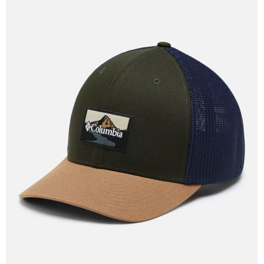 Unisex Columbia Sale Mesh Snapback Columbia Sale Spruce/Collegiate Navy Peak2River