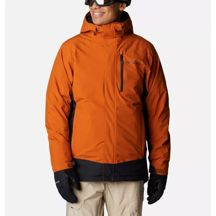 Warm Copper/Black Men's Lhotse III Interchange Jacket Columbia Sale