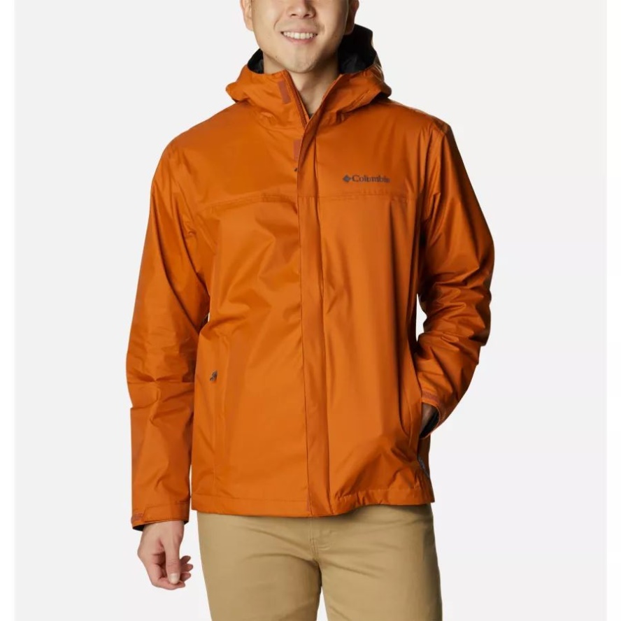 Warm Copper Men's Watertight II Rain Jacket Tall Columbia Sale
