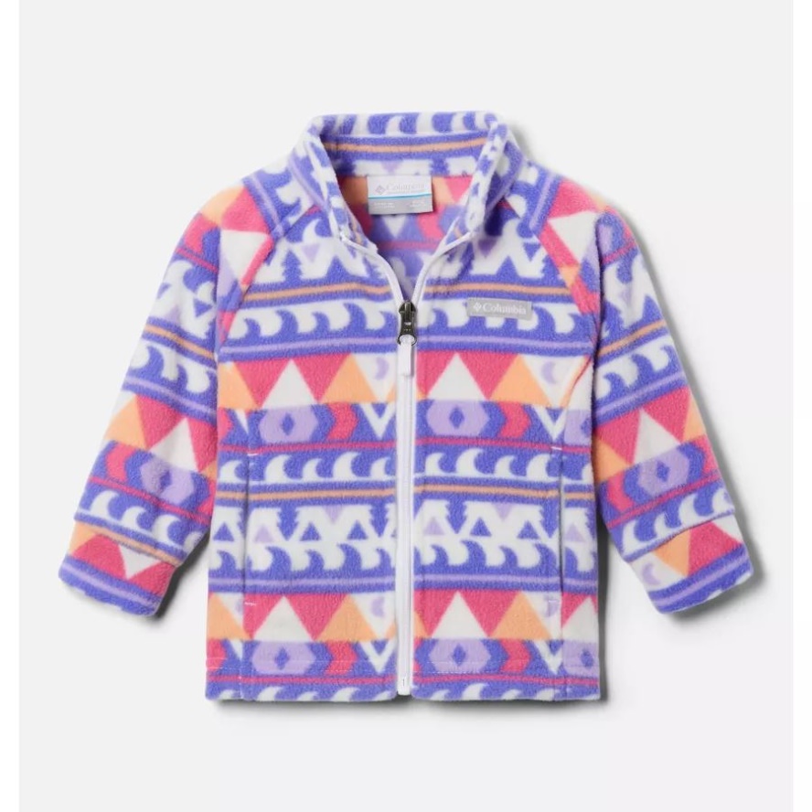 White Camp Blanket Columbia Sale Girls' Infant Benton Springs II Printed Fleece Jacket