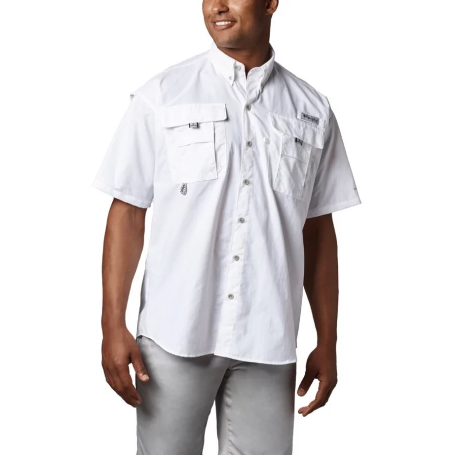 White Columbia Sale Men's PFG Bahama II Short Sleeve Shirt
