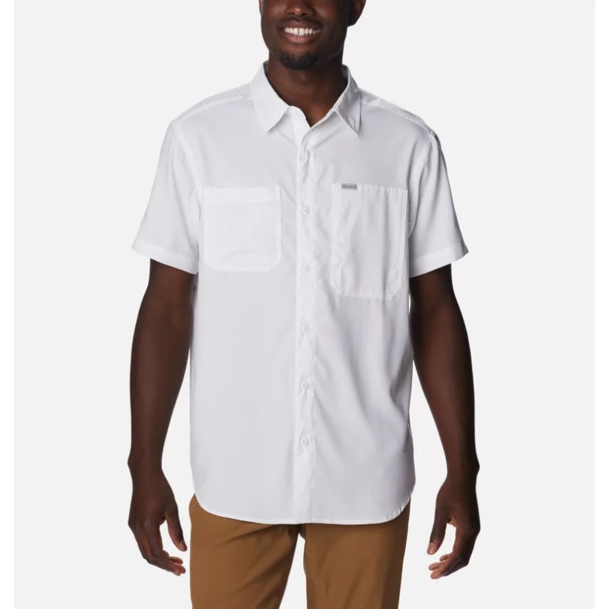 White Columbia Sale Men's Silver Ridge Utility Lite Short Sleeve Shirt Tall