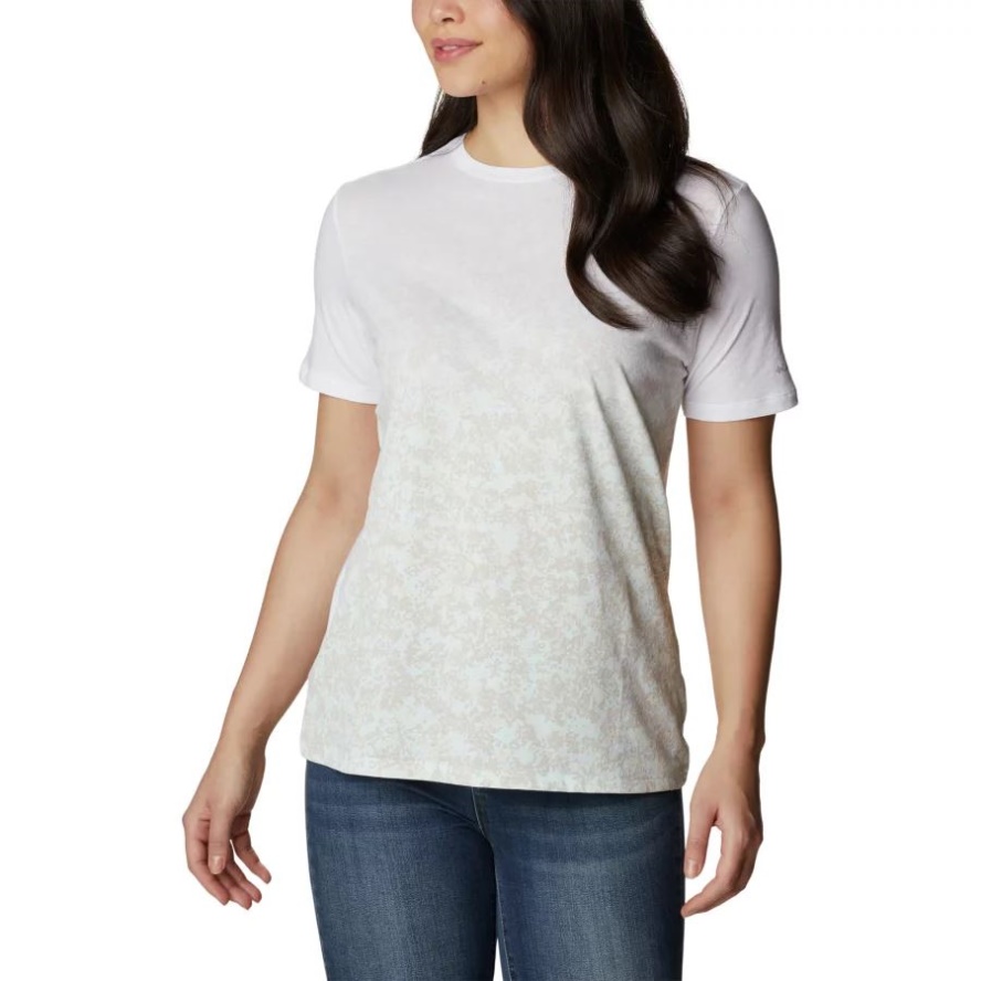 White/Dotty Disguise Women's Daisy Days Casual Printed T-Shirt Columbia Sale
