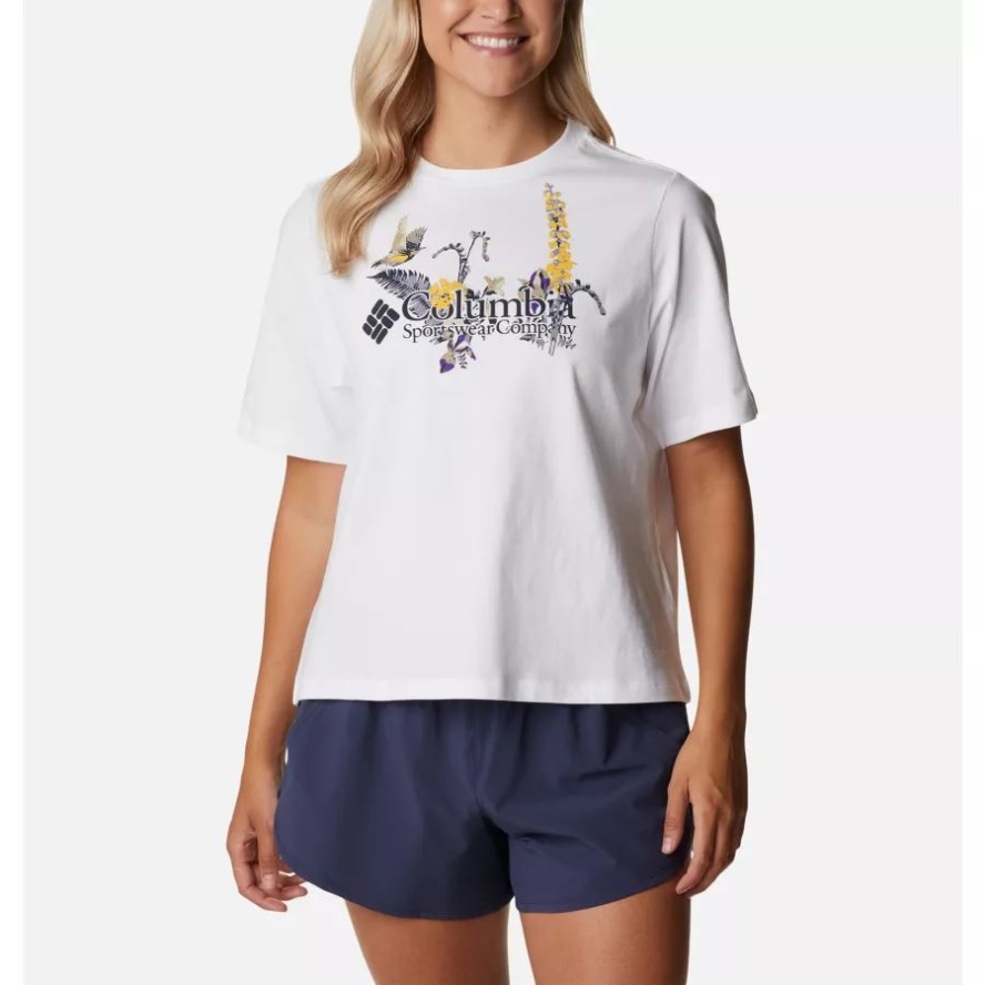 White/Fieldcreek Graphic Columbia Sale Women's North Cascades Relaxed T-Shirt