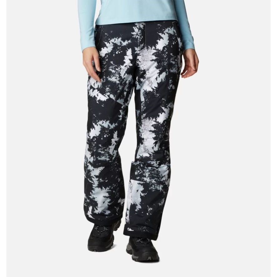 White Lookup Print Women's Kick Turner Insulated Pants Columbia Sale