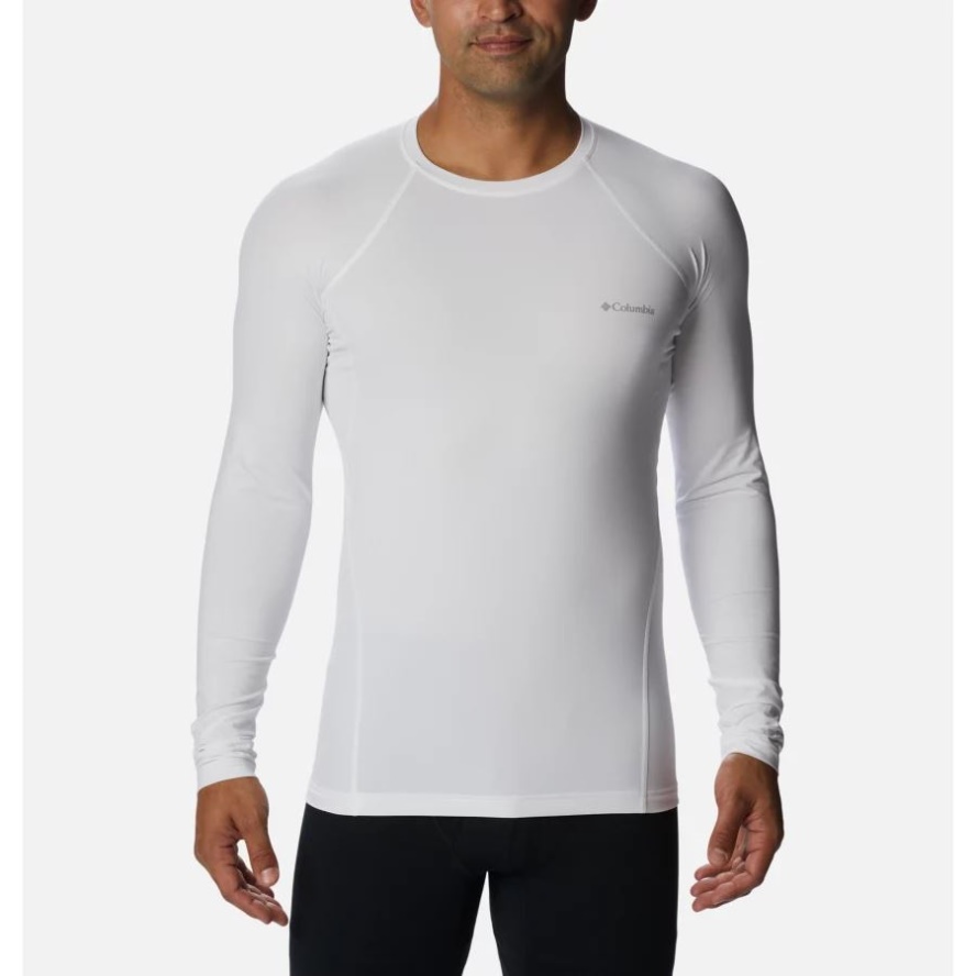 White Men's Midweight Baselayer Crew Columbia Sale