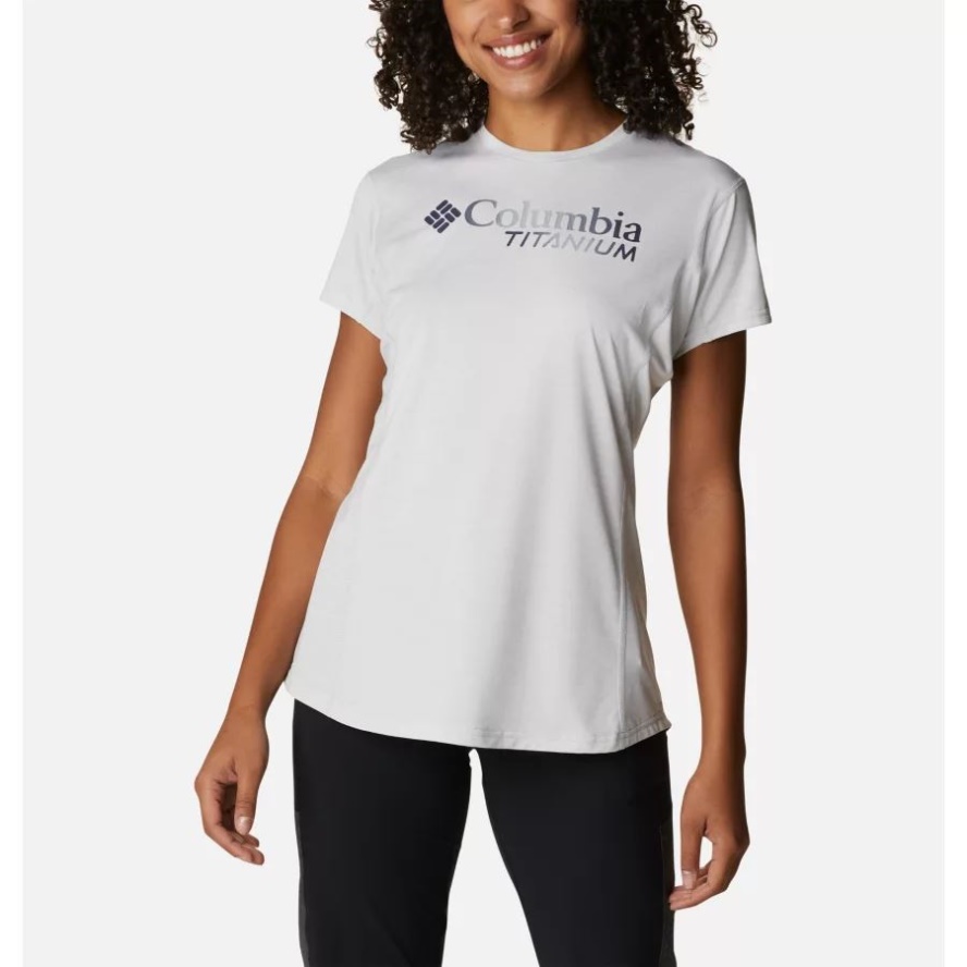 White/Nocturnal Women's Titan Pass Graphic T-Shirt Columbia Sale