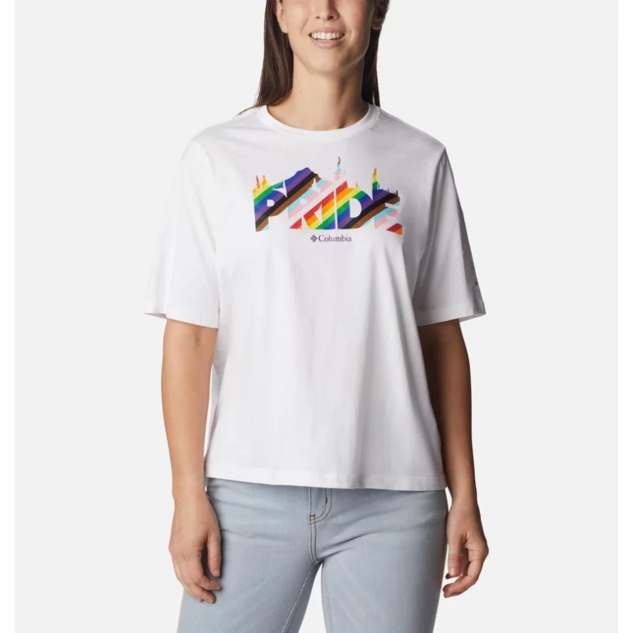 White/Outdoorsy Pride Women's Wild Places T-Shirt Columbia Sale