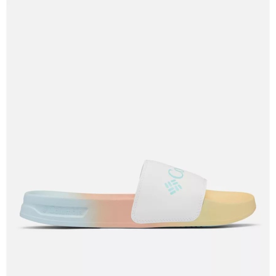 White/Pale Blue Columbia Sale Women's Capsule Hood River Slide