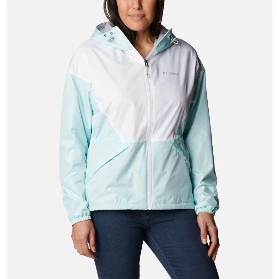 White/Wind Columbia Sale Women's Lime Rock Hill Windbreaker