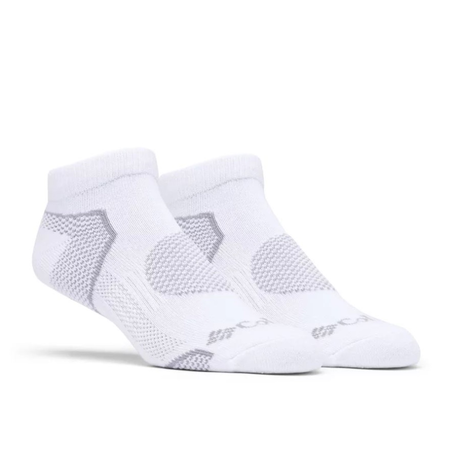 White Women's Balance Point Walking Low Cut Socks Columbia Sale