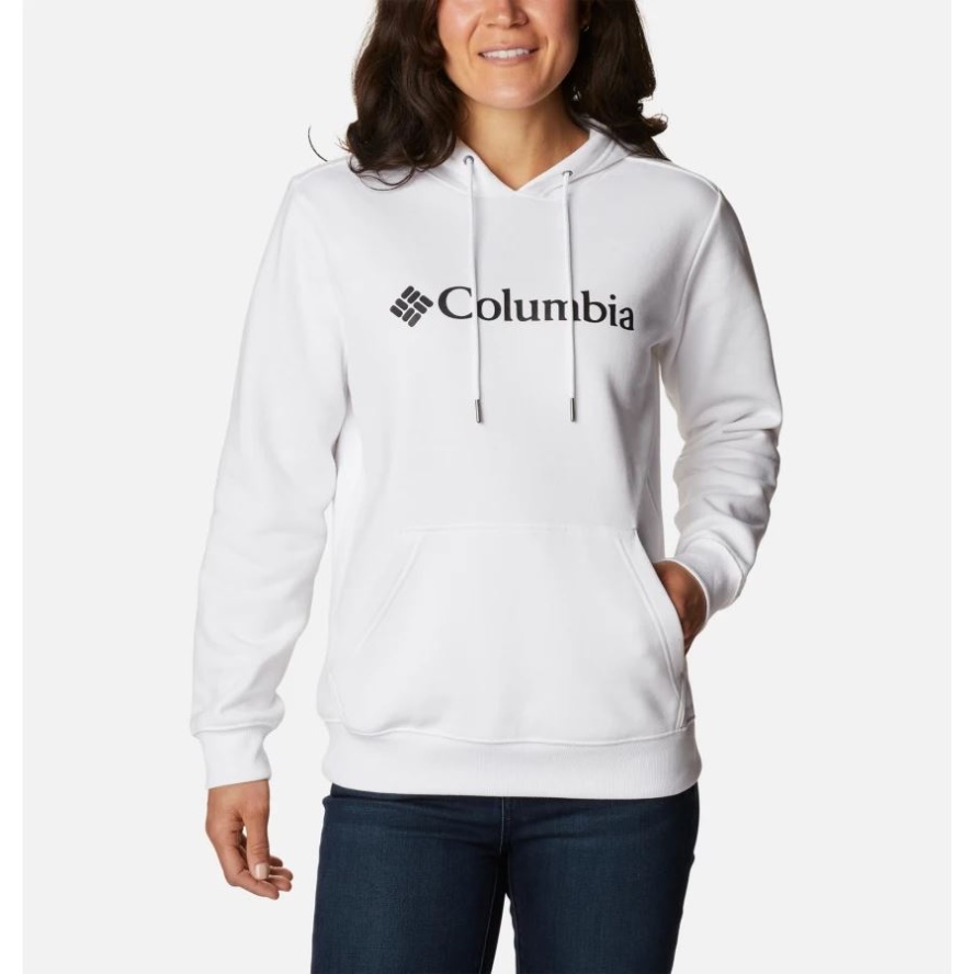White Women's Columbia Sale Logo Hoodie Columbia Sale