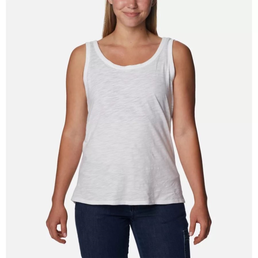 White Women's Point Loma Tank Columbia Sale