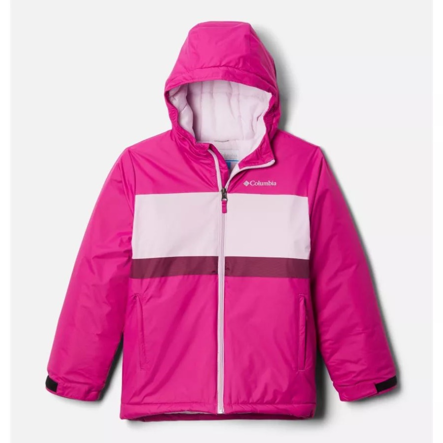 Wild Fuchsia/Aura/Marionberry Columbia Sale Kids' Valley Runner Jacket