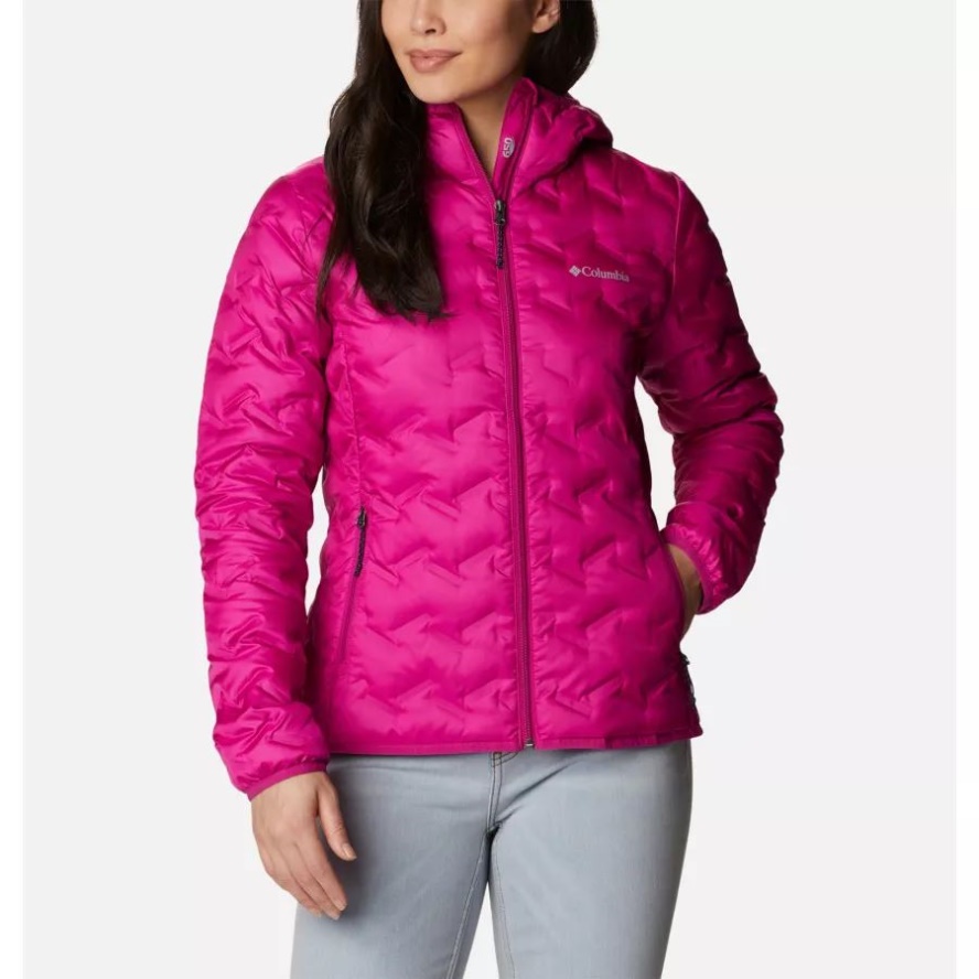 Wild Fuchsia Columbia Sale Delta Ridge Down Hooded Jacket