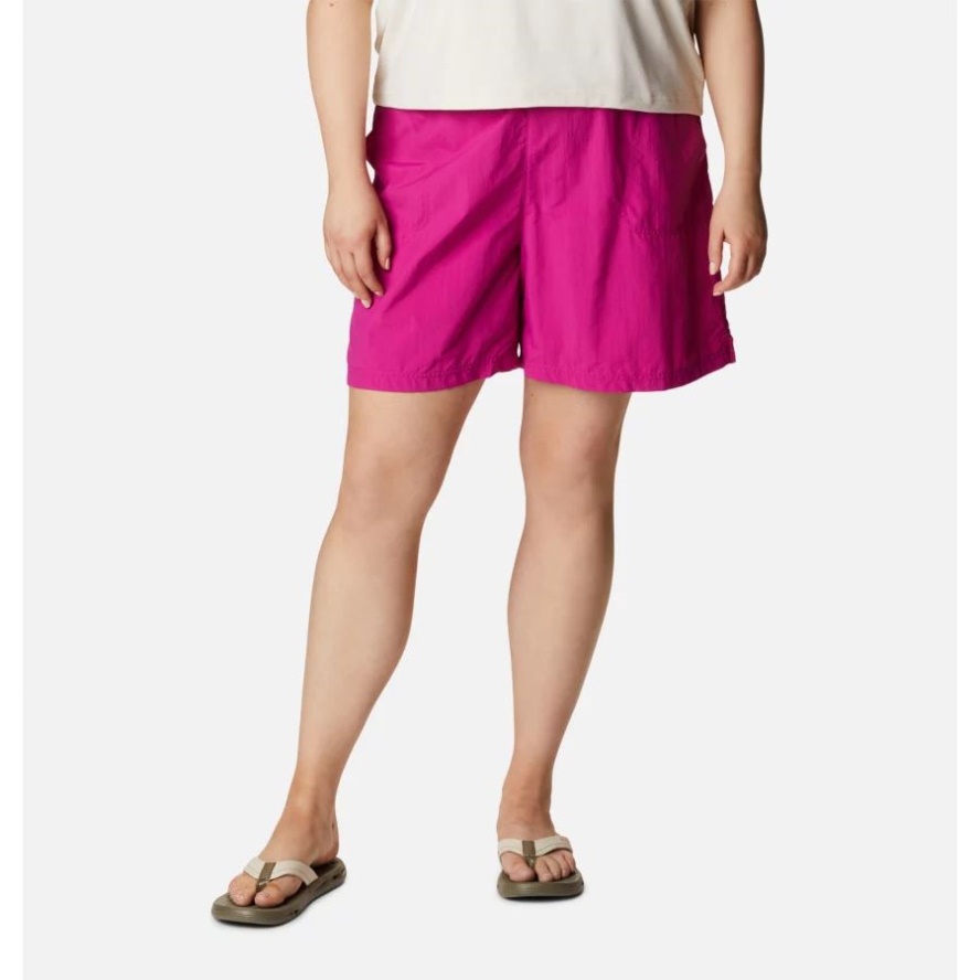 Wild Fuchsia Columbia Sale Women's Sandy River Shorts Plus Size