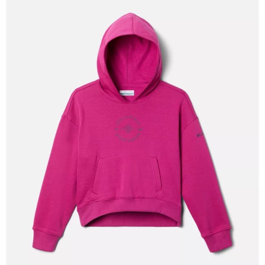 Wild Fuchsia Girls' Columbia Sale Trek Novelty Hoodie Columbia Sale