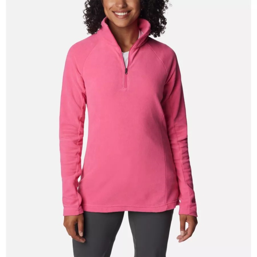 Wild Geranium Women's Glacial IV Half Zip Fleece Columbia Sale