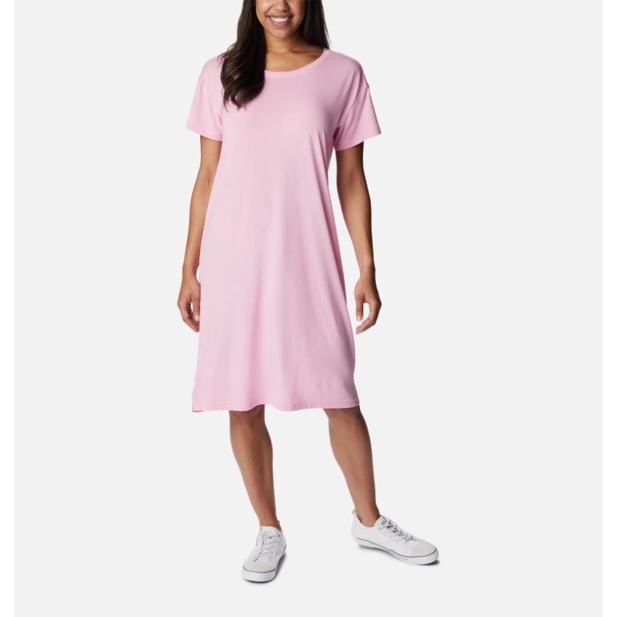 Wild Rose Columbia Sale Women's Anytime Knit Tee Dress
