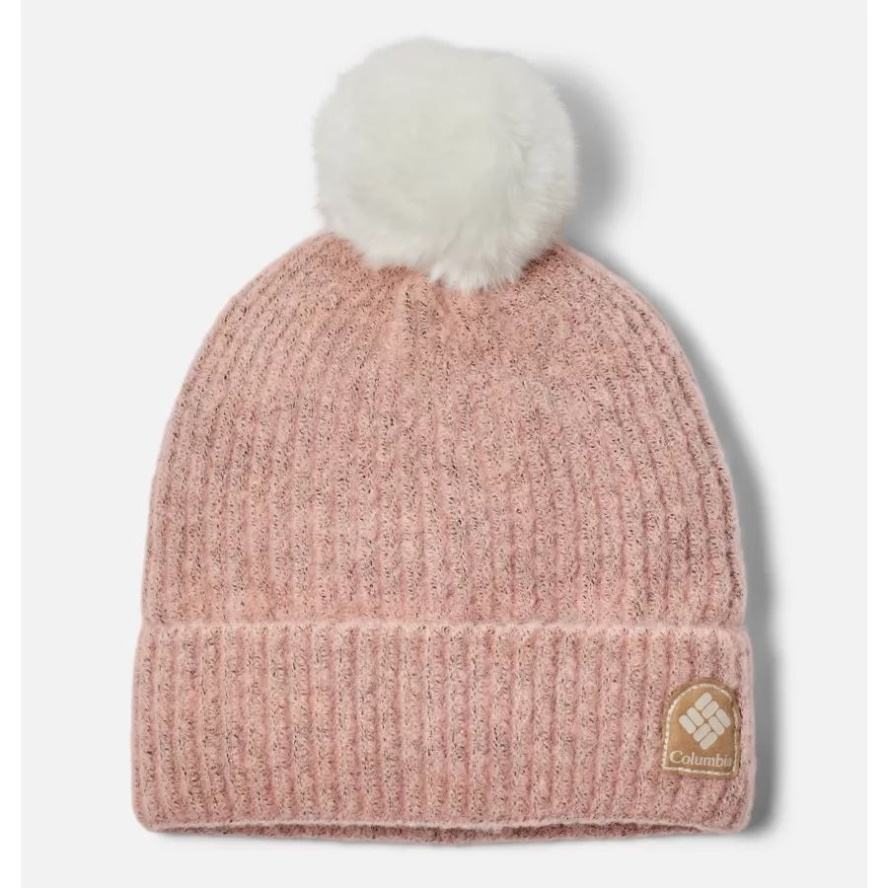 Winter Blur Pom Pom Beanie Peach Blossom Columbia Sale